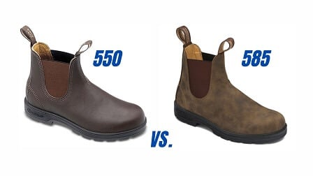 Blundstone 550 vs. 585 Boots Comparison