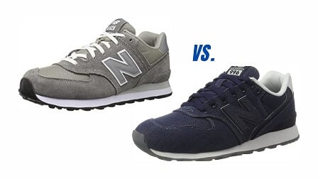 New Balance 574 vs. 996 Sneakers Comparison