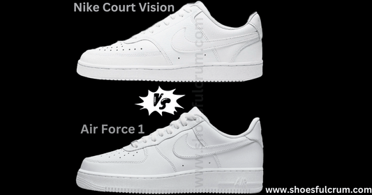 Nike Court Vision vs Air Force 1