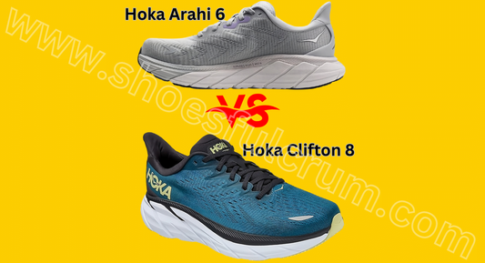 hoka arahi 6 vs clifton 8