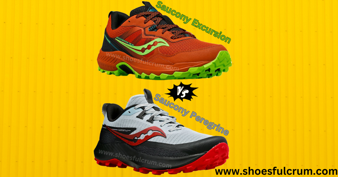 saucony excursion vs peregrine