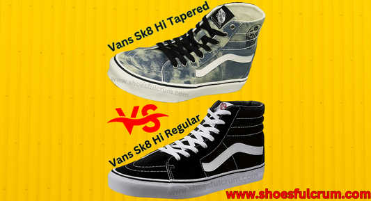 vans sk8 hi tapered vs regular