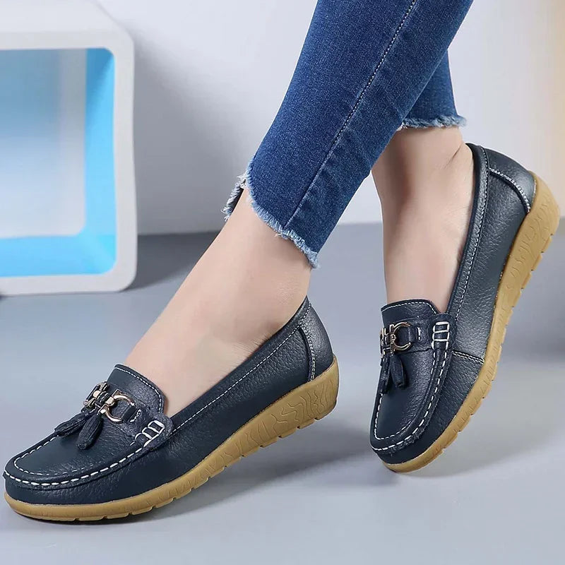 Women's Slip-On Loafers: Ballet Flats Moccasins Casual Sneakers