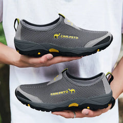 Breathable Mesh Slip-On Men's Sneakers