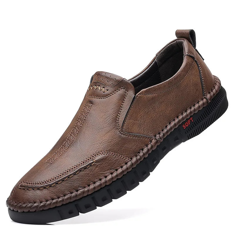 Breathable Leather Men's Loafers