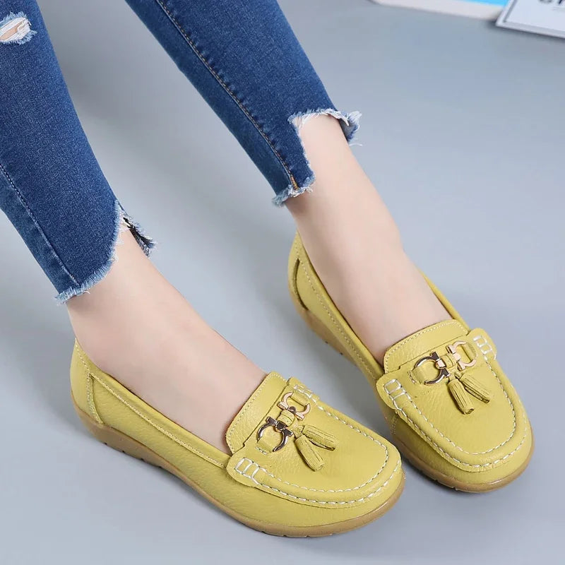 Women's Slip-On Loafers: Ballet Flats Moccasins Casual Sneakers