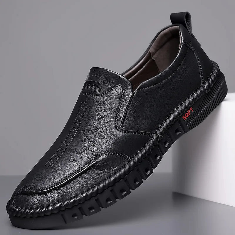 Breathable Leather Men's Loafers