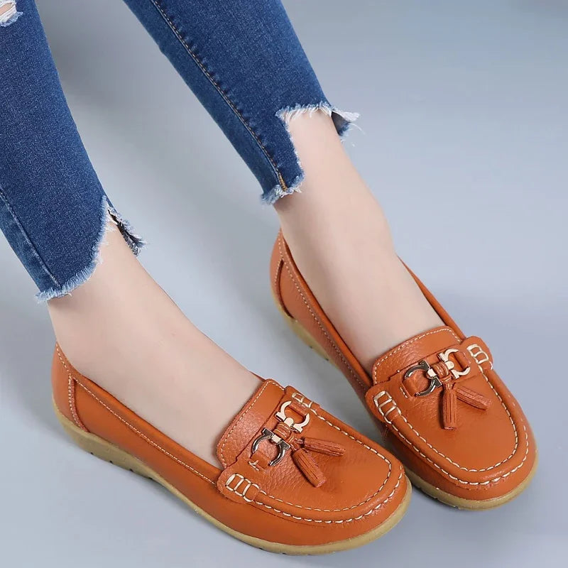 Women's Slip-On Loafers: Ballet Flats Moccasins Casual Sneakers