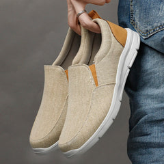 Summer Canvas Slip-On Sneakers for Men