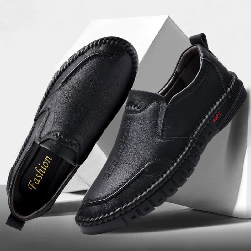 Breathable Leather Men's Loafers