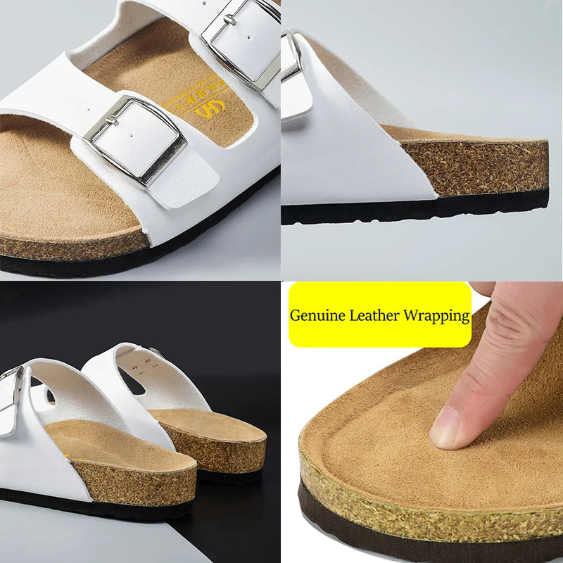 Durable Leather Unisex Sandals