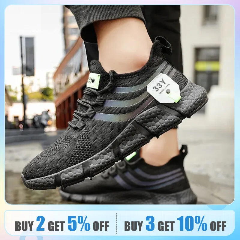 Classic Breathable Men's Running Sneakers