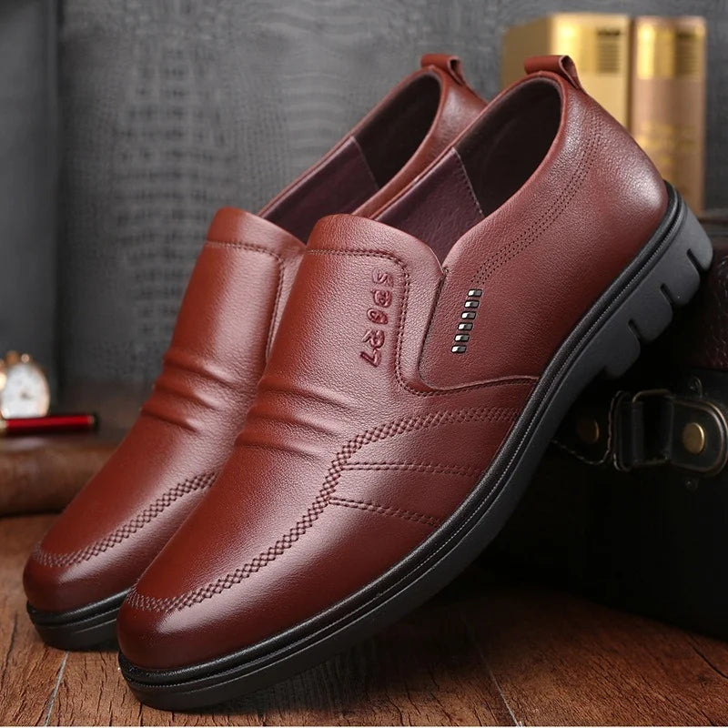 Non-Slip Leather Sport Loafers for Men