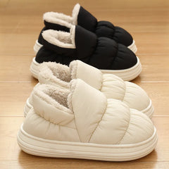 Plush Shoes: Women's Winter Fluffy Anti-Skid Boots