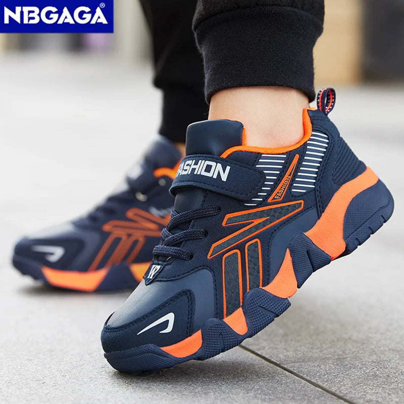 Kids' School Sports Fashion Sneakers: Boys' Leather Shoes