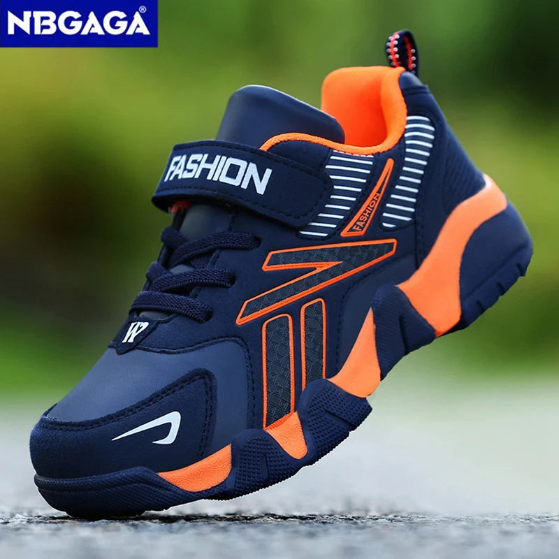 Kids' School Sports Fashion Sneakers: Boys' Leather Shoes