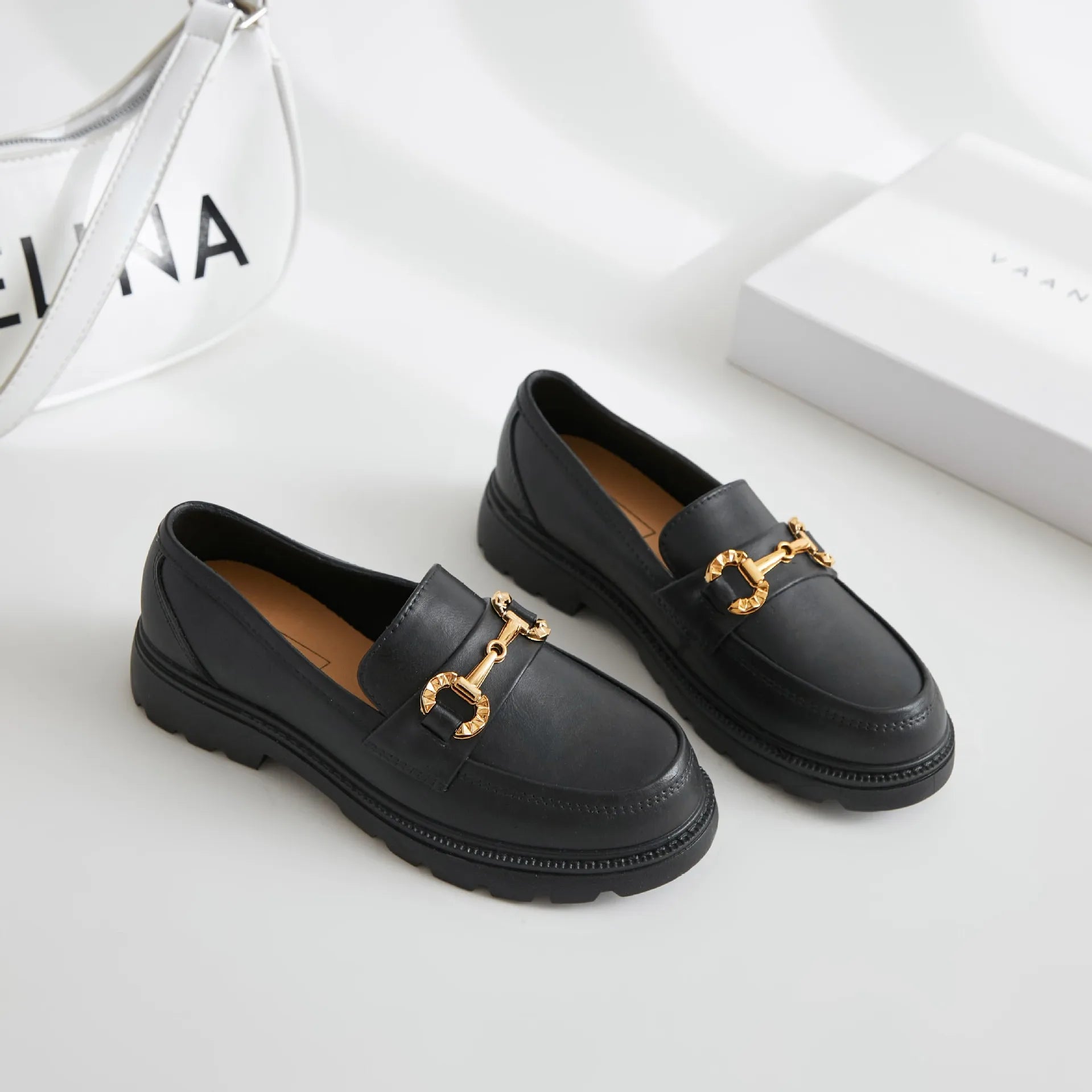 New Fashion Luxury Loafers: Women's Designer Platform Shoes