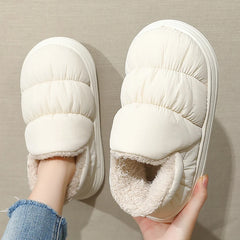 Plush Shoes: Women's Winter Fluffy Anti-Skid Boots