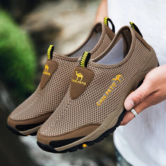 Breathable Mesh Slip-On Men's Sneakers