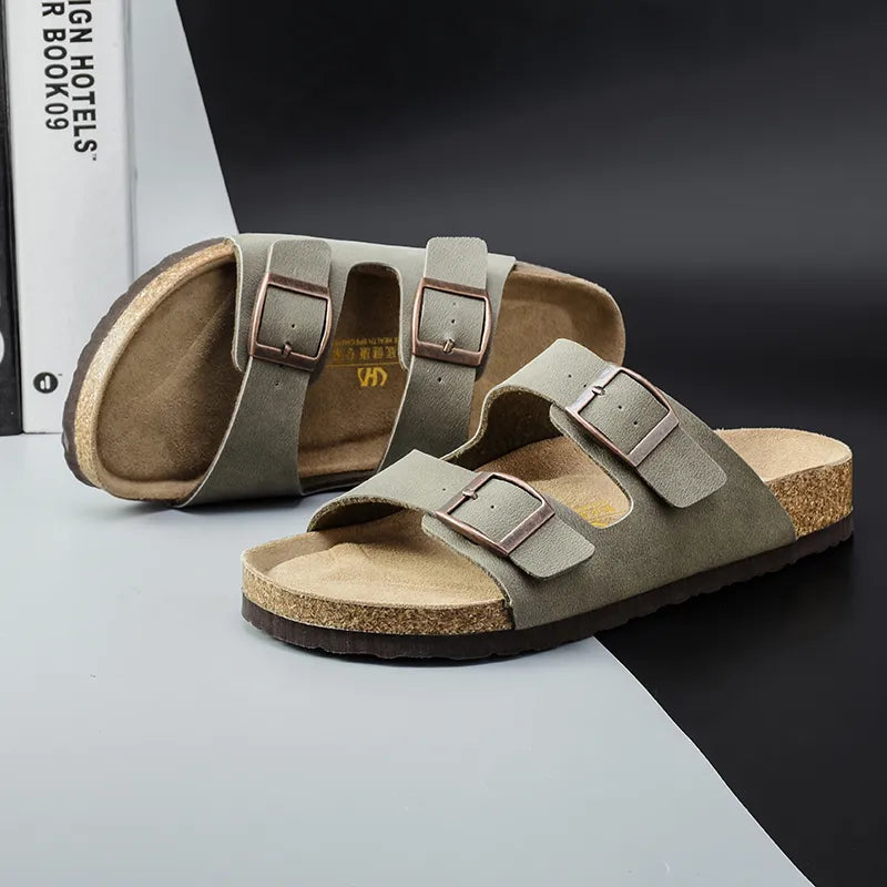 Durable Leather Unisex Sandals