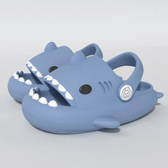 Cartoon Shark Kids' Sandals: Summer Slippers