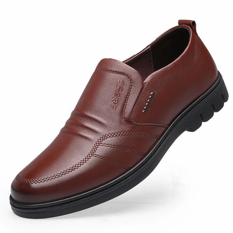 Non-Slip Leather Sport Loafers for Men